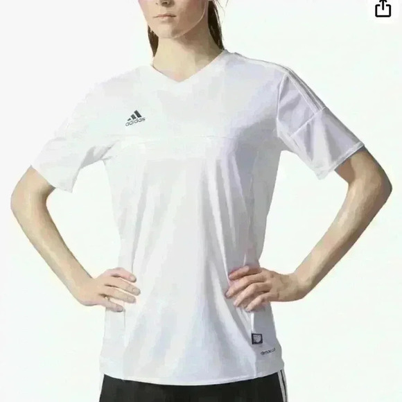 Adidas MLS White Climacool Women's Activewear Shirt (141) - Picture 1 of 13
